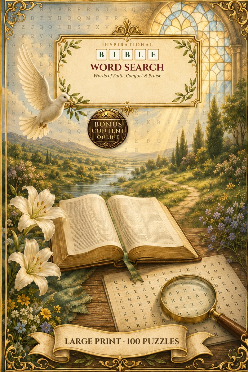 Inspirational Bible Word Search Large Print